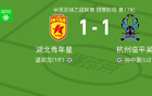 湖北青年星1-1臨平吳越，溫破僵局，孫扳平比分