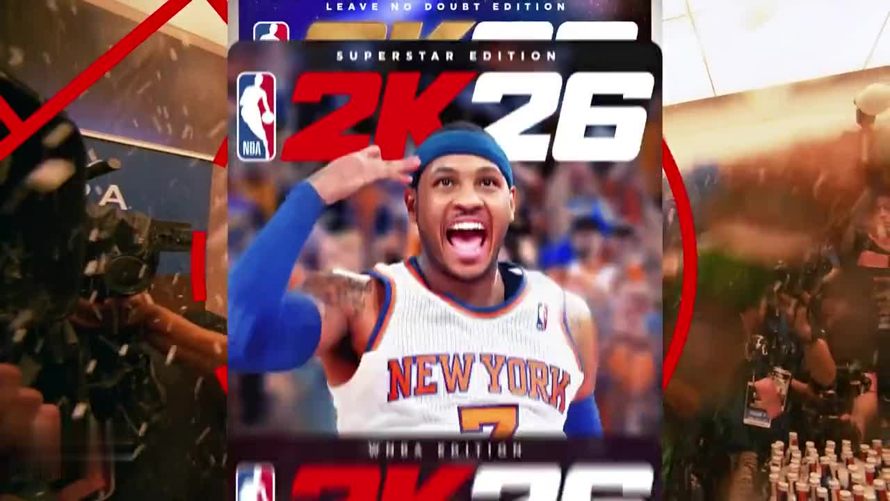 NBA2K官宣：卡梅隆-安東尼任2K26巨星版封面