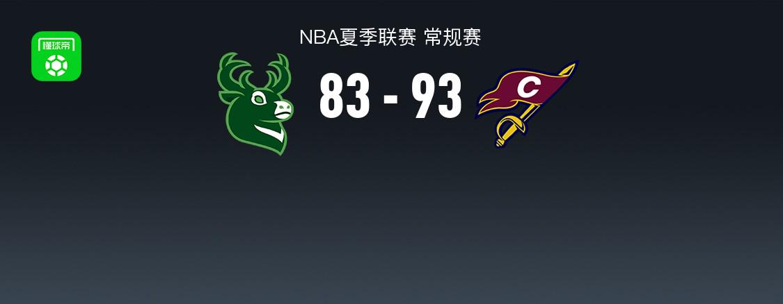 NBA夏聯(lián)戰(zhàn)報(bào)：騎士勝雄鹿，奈克萬-湯姆林高光表現(xiàn)。