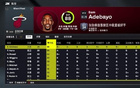 2K26熱火球員能力值：阿德巴約最高88，新援鮑威爾84，維金斯80。