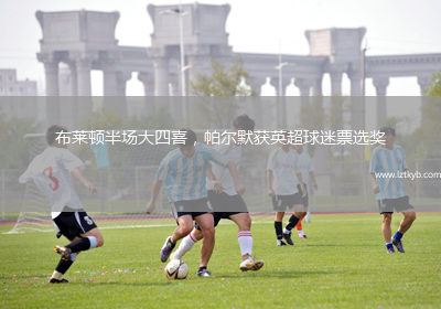 布萊頓半場大四喜，帕爾默獲英超球迷票選獎